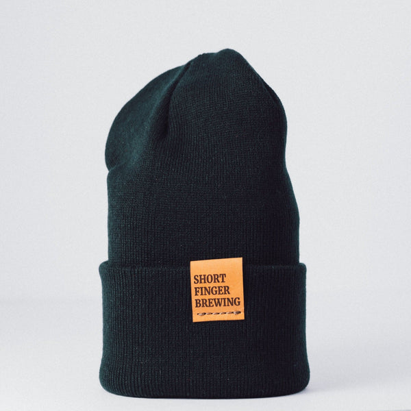 SFBC Black Toque with Leather Patch
